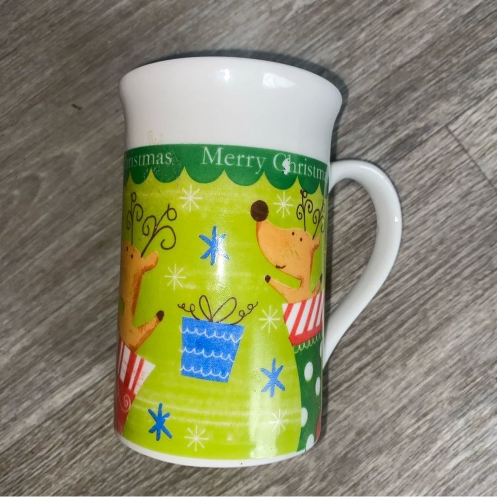 Royal Norfolk merry Christmas ceramic coffee mug.